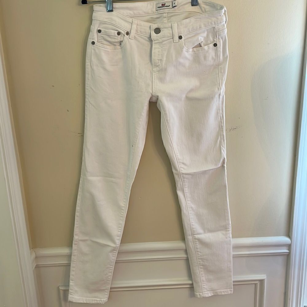 Vineyard Vines White Skinny Jean